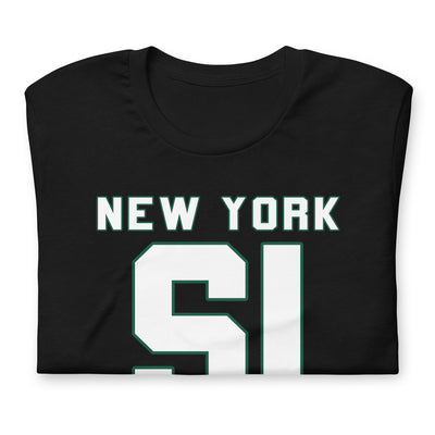 NEW YORK SI BLACK UNISEX T-SHIRT