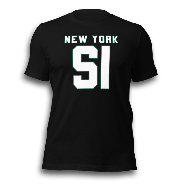 NEW YORK SI BLACK UNISEX T-SHIRT