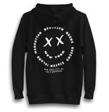 NEW YORK SMILE BLACK UNISEX HOODIE