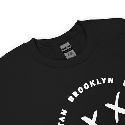 NEW YORK SMILE BLACK UNISEX SWEATSHIRT