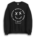 NEW YORK SMILE BLACK UNISEX SWEATSHIRT