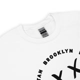 NEW YORK SMILE WHITE UNISEX SWEATSHIRT