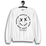 NEW YORK SMILE WHITE UNISEX SWEATSHIRT