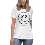 NEW YORK SMILE WHITE WOMEN'S T-SHIRT