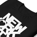 NYC LITTLE HEART BLACK UNISEX T-SHIRT