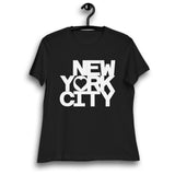 NYC LITTLE HEART BLACK WOMEN'S T-SHIRT