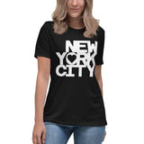 NYC LITTLE HEART BLACK WOMEN'S T-SHIRT