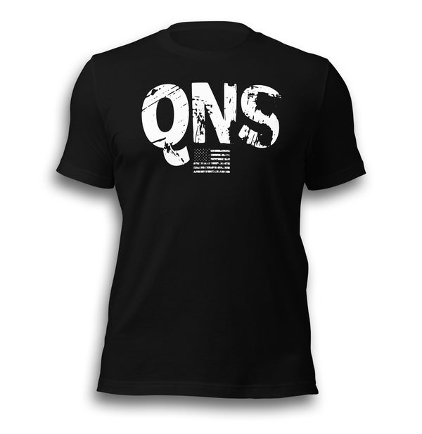 QNS BLACK UNISEX T-SHIRT