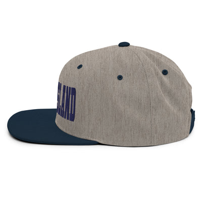 STATEN ISLAND HEATHER GREY AND NAVY SNAPBACK