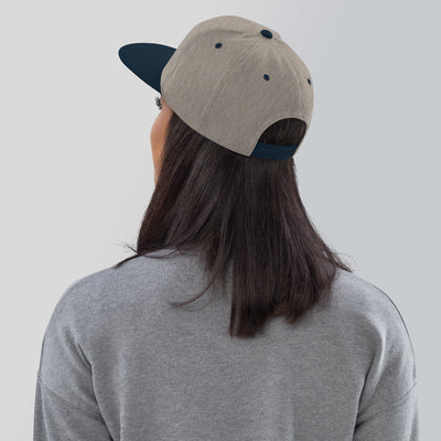 STATEN ISLAND HEATHER GREY AND NAVY SNAPBACK