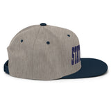 STATEN ISLAND HEATHER GREY AND NAVY SNAPBACK