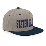 STATEN ISLAND HEATHER GREY AND NAVY SNAPBACK