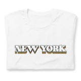 VINTAGE NEW YORK WHITE UNISEX T-SHIRT