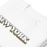 VINTAGE NEW YORK WHITE UNISEX T-SHIRT