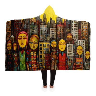 NEW YORKERS HOODED BLANKET