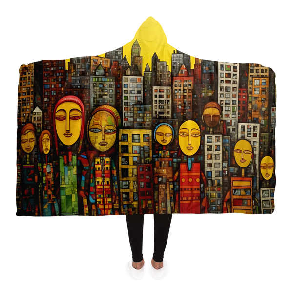 NEW YORKERS HOODED BLANKET