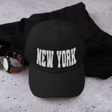 NEW YORK BLACK DAD HAT