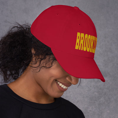 BROOKLYN RED DAD HAT