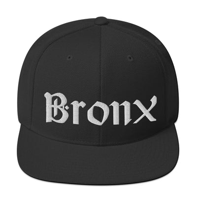 BRONX OLD ENGLISH BLACK SNAPBACK