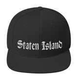 STATEN ISLAND OLD ENGLISH BLACK SNAPBACK