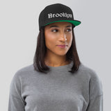 BROOKLYN OLD ENGLISH BLACK SNAPBACK