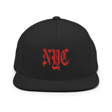 NYC OLD ENGLISH BLACK SNAPBACK