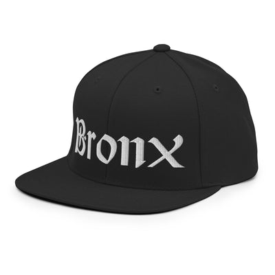 BRONX OLD ENGLISH BLACK SNAPBACK