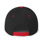 BROOKLYN LEGEND BLACK AND RED SNAPBACK