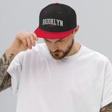 BROOKLYN LEGEND BLACK AND RED SNAPBACK