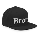 BRONX OLD ENGLISH BLACK SNAPBACK