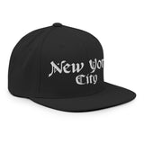 NEW YORK CITY OLD ENGLISH BLACK SNAPBACK