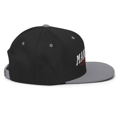 MANHATTAN STATE OF MIND BLACK AND SILVER SNAPBACK