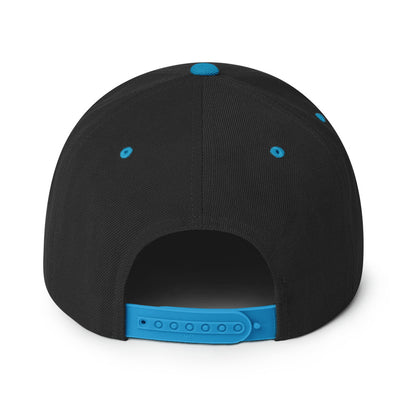 NEW YORK ATTITUDE BLACK AND TEAL SNAPBACK