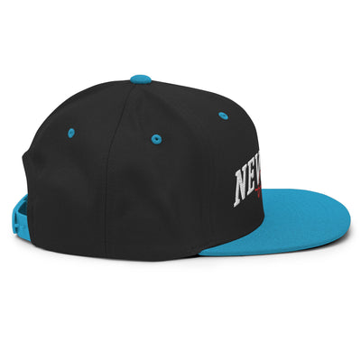 NEW YORK ATTITUDE BLACK AND TEAL SNAPBACK