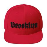 BROOKLYN OLD ENGLISH RED SNAPBACK