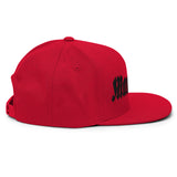 MANAHATTAN OLD ENGLISH RED SNAPBACK