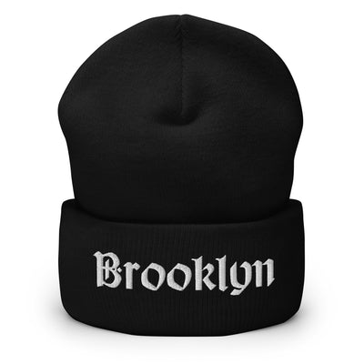 BROOKLYN OLD ENGLISH CUFFED BEANIE