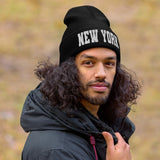 NEW YORK VARSITY CUFFED BEANIE