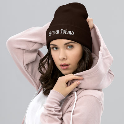 STATEN ISLAND OLD ENGLISH CUFFED BEANIE