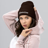 MANHATTAN HANDWRITTEN CUFFED BEANIE