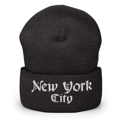 NEW YORK CITY OLD ENGLISH CUFFED BEANIE