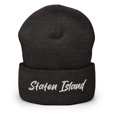 STATEN ISLAND HANDWRITTEN CUFFED BEANIE