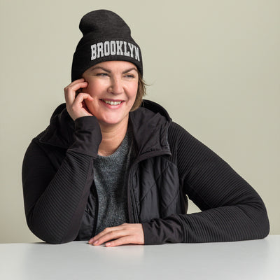 BROOKLYN VARSITY CUFFED BEANIE