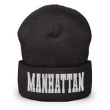 MANHATTAN VARSITY CUFFED BEANIE