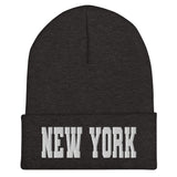 NEW YORK VARSITY CUFFED BEANIE