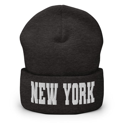 NEW YORK VARSITY CUFFED BEANIE