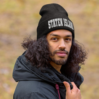 STATEN ISLAND VARSITY CUFFED BEANIE