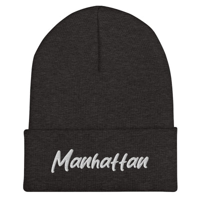 MANHATTAN HANDWRITTEN CUFFED BEANIE