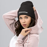 MANHATTAN HANDWRITTEN CUFFED BEANIE