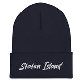 STATEN ISLAND HANDWRITTEN CUFFED BEANIE